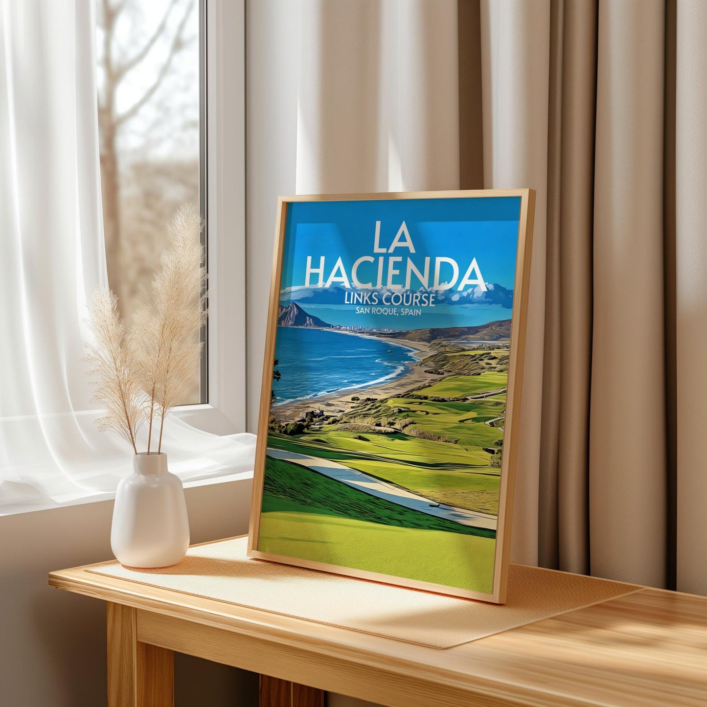 La Hacienda Links Golf Course Poster Print Wall Art
