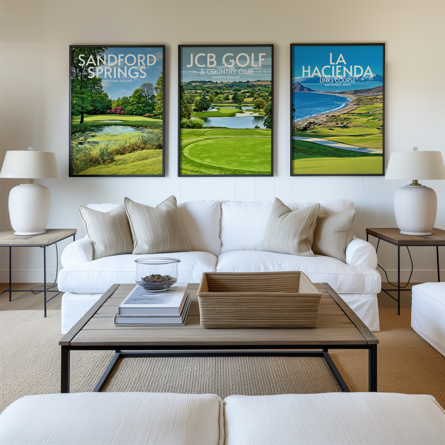 JCB Golf and Country Club Golf Course Poster Print Wall Art