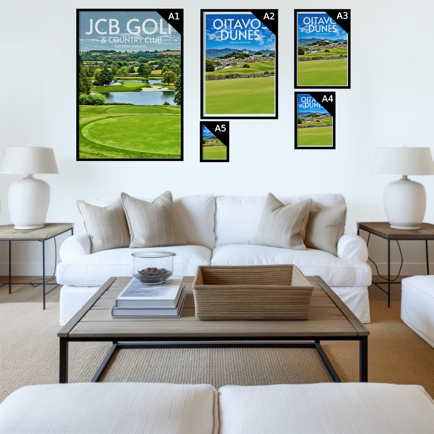 JCB Golf and Country Club Golf Course Poster Print Wall Art