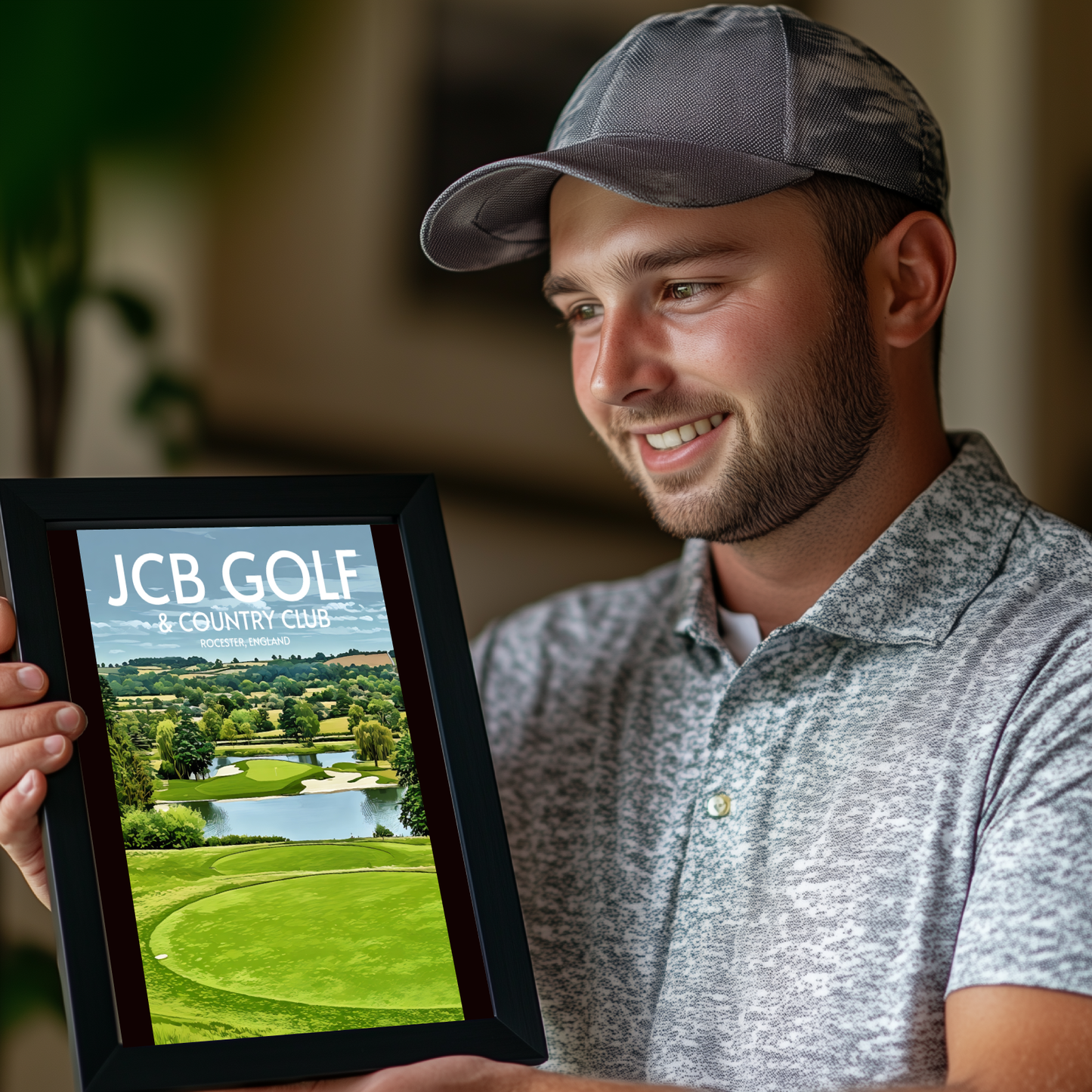 JCB Golf and Country Club Golf Course Poster Print Wall Art
