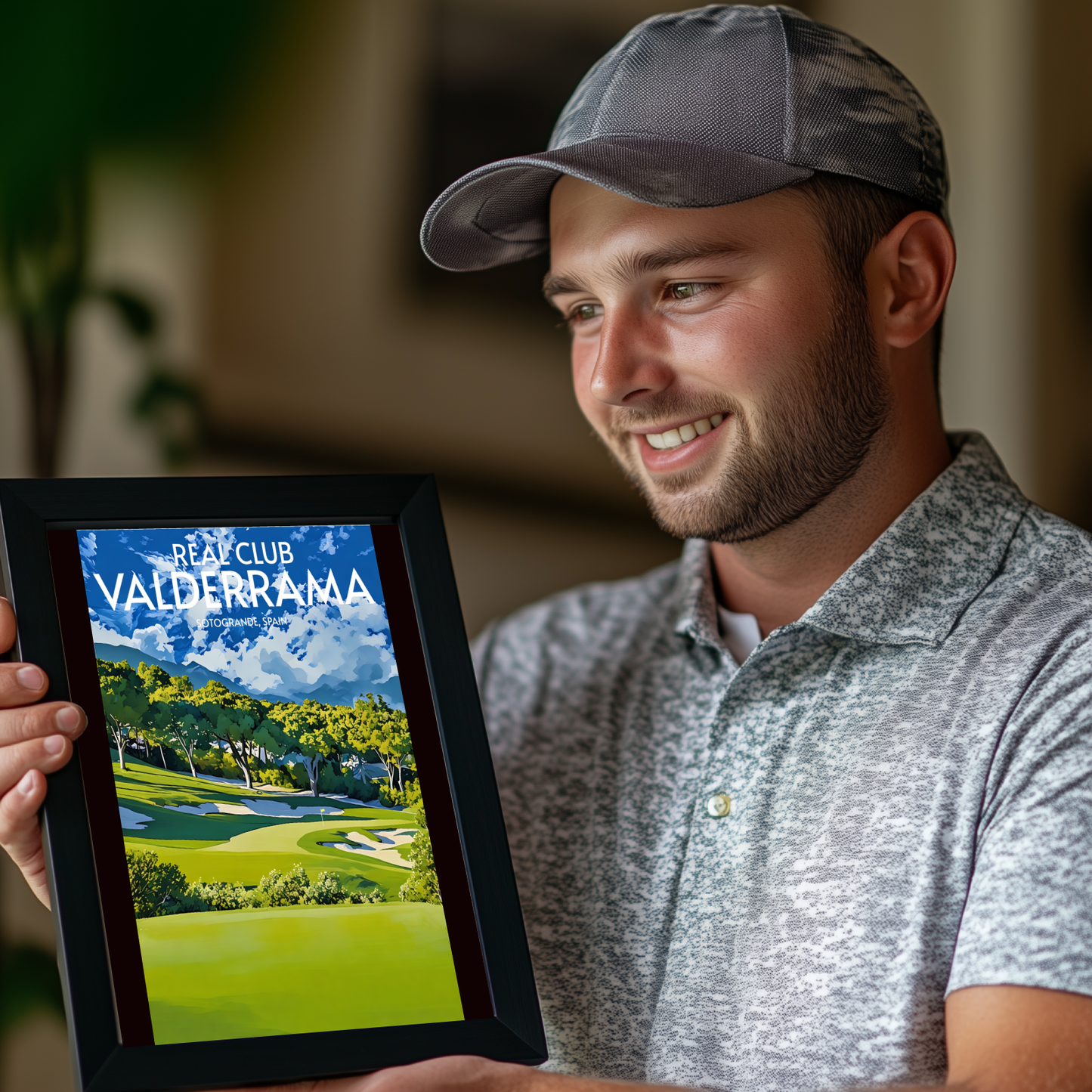 Real Club Valderrama Golf Course Poster Print Wall Art