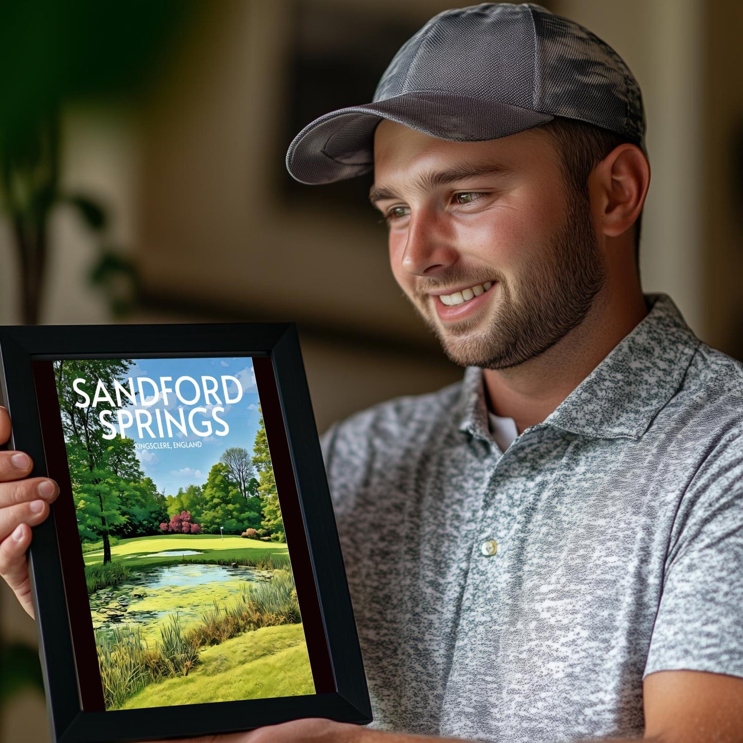 Sandford Springs Golf Course Poster Print Wall Art