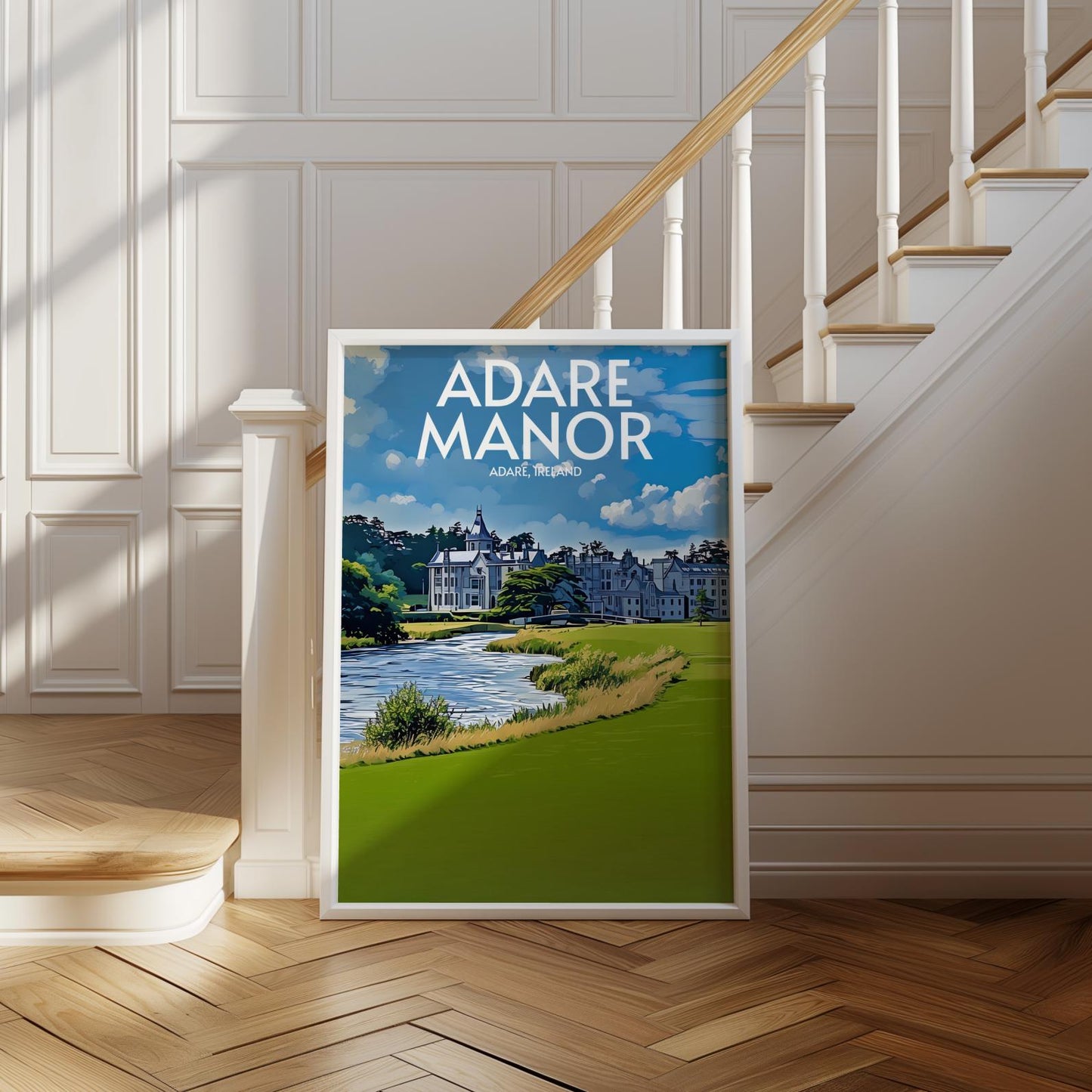 Adare Manor Golf Course Poster Print Wall Art