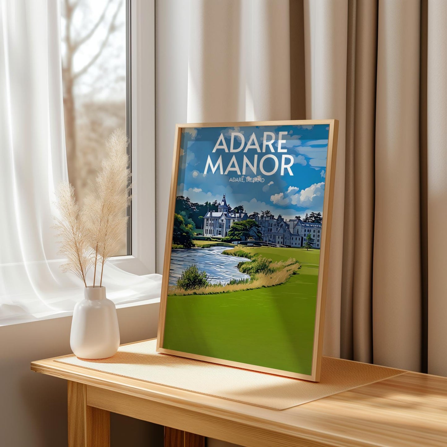 Adare Manor Golf Course Poster Print Wall Art