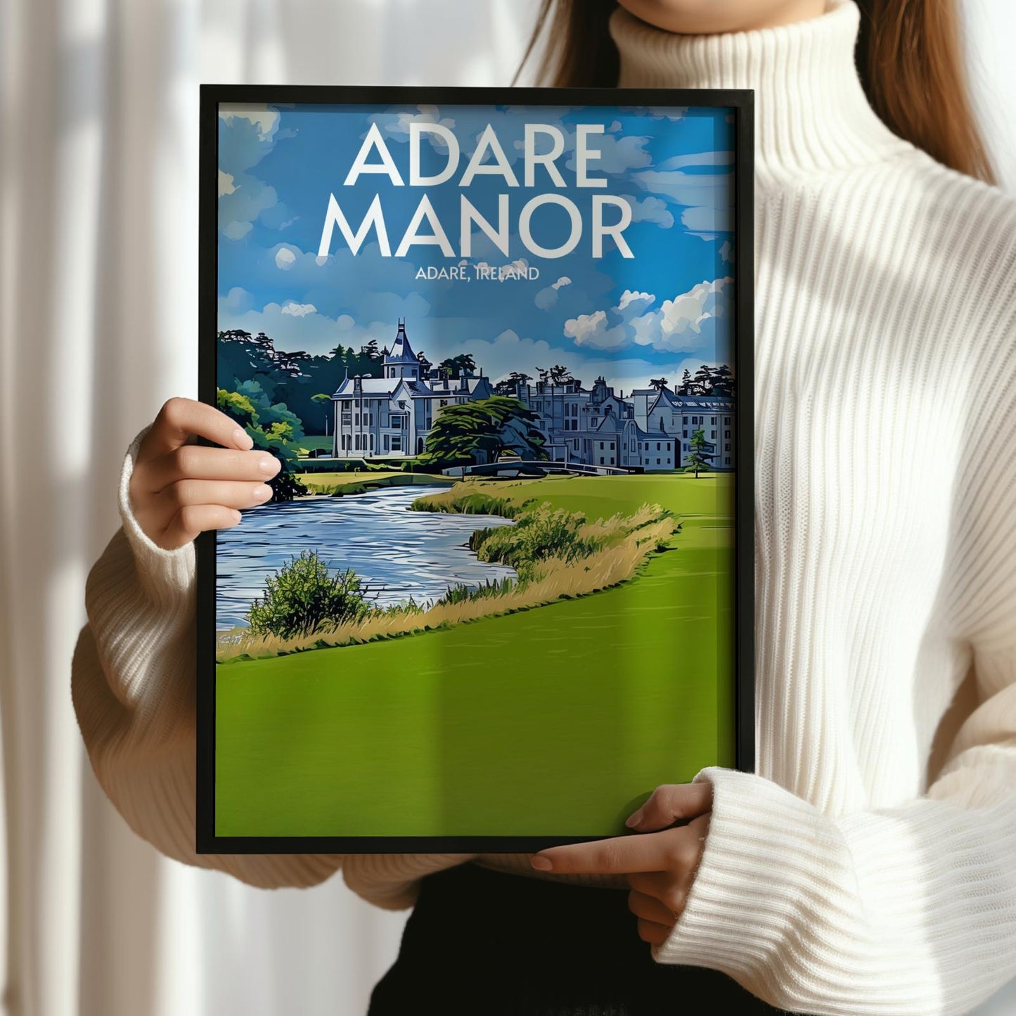 Adare Manor Golf Course Poster Print Wall Art