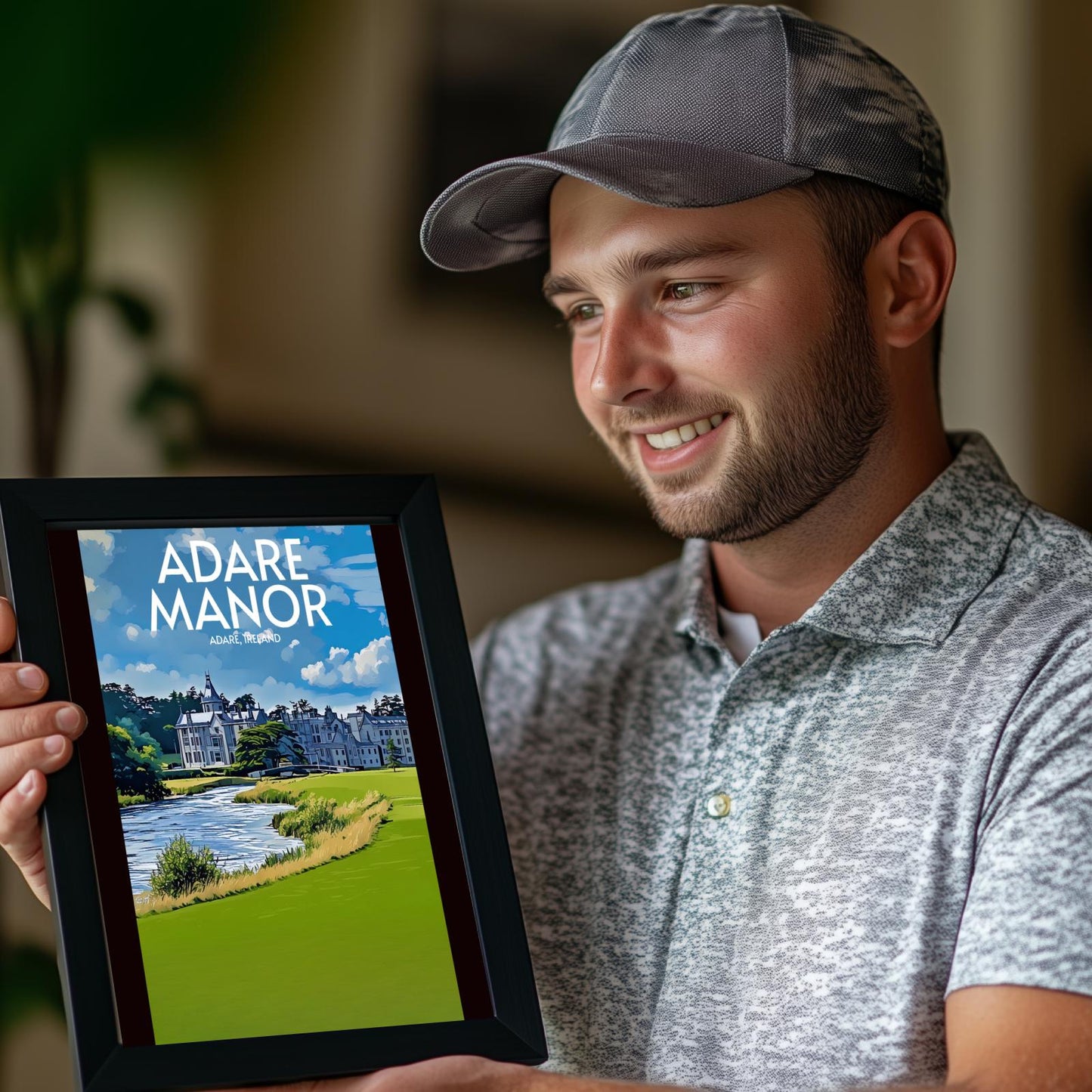 Adare Manor Golf Course Poster Print Wall Art