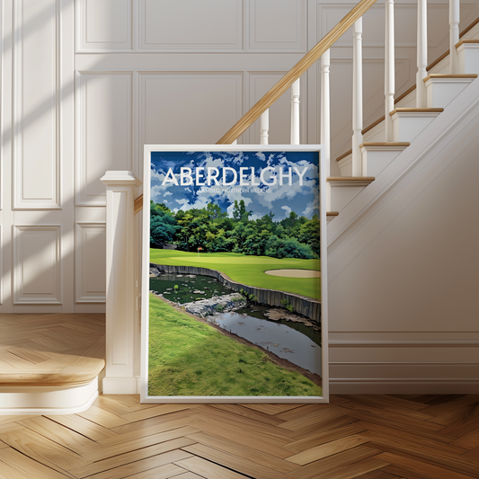Aberdelghy Golf Course Poster Print Wall Art