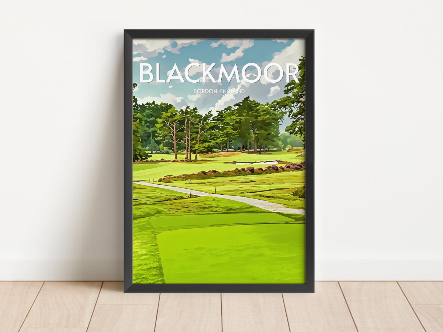 Blackmoor Golf Course Poster Print Wall Art