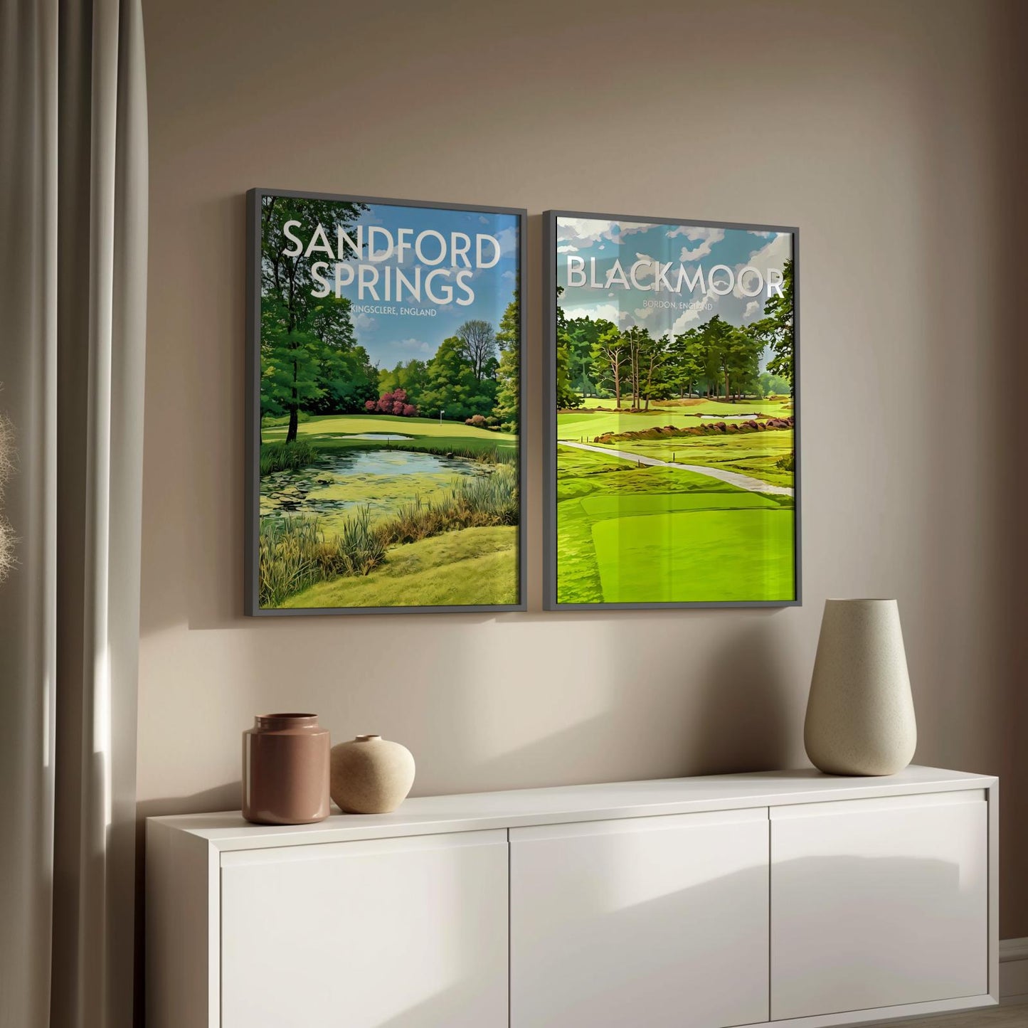 Blackmoor Golf Course Poster Print Wall Art