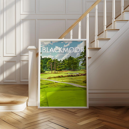 Blackmoor Golf Course Poster Print Wall Art
