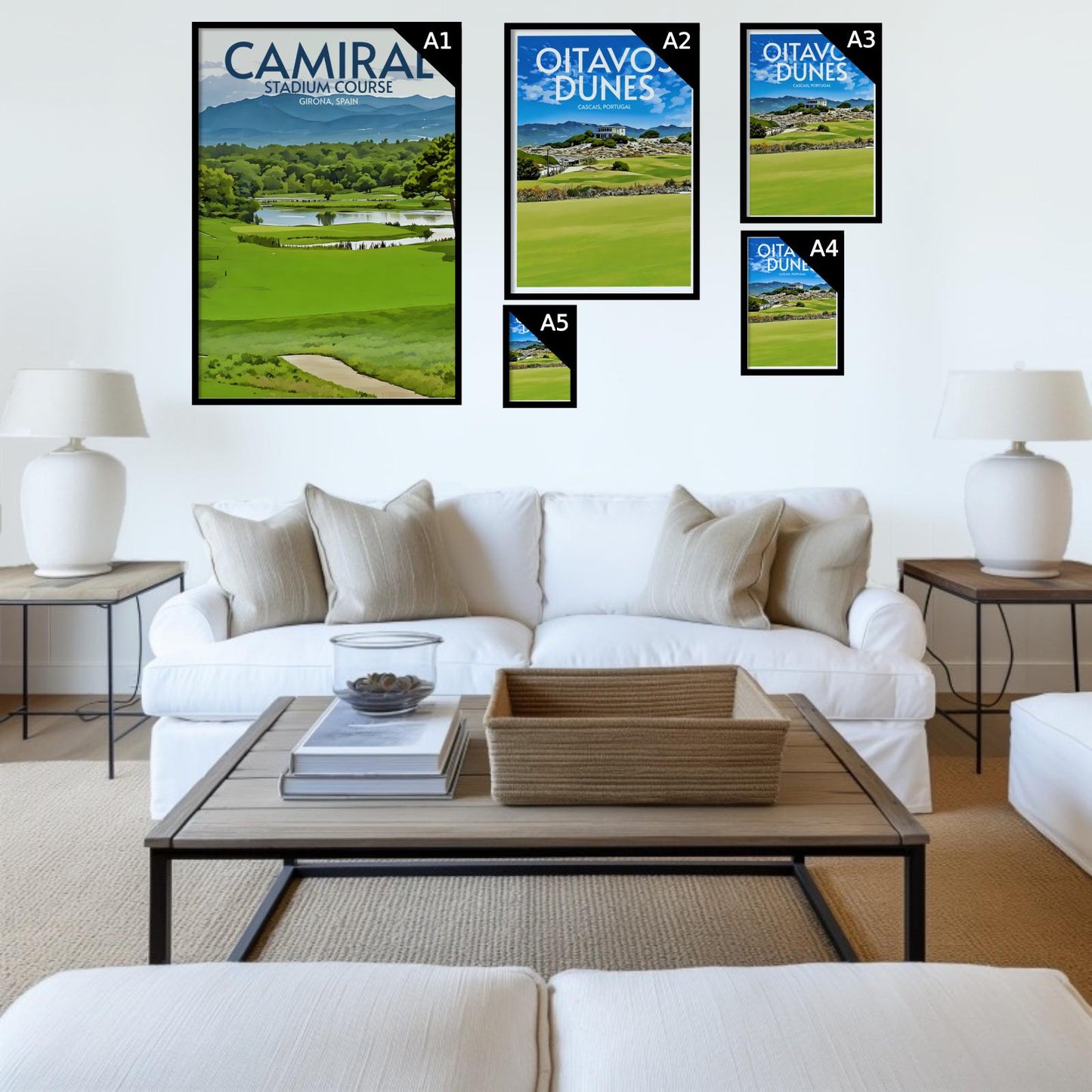 Camiral Stadium Course Golf Course Poster Print Wall Art