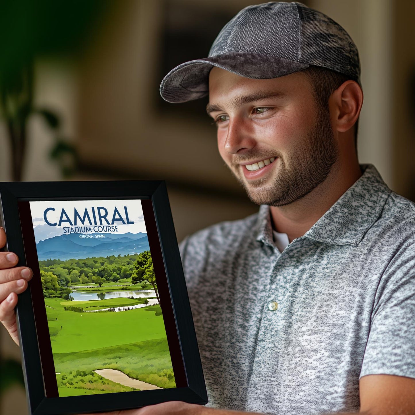 Camiral Stadium Course Golf Course Poster Print Wall Art
