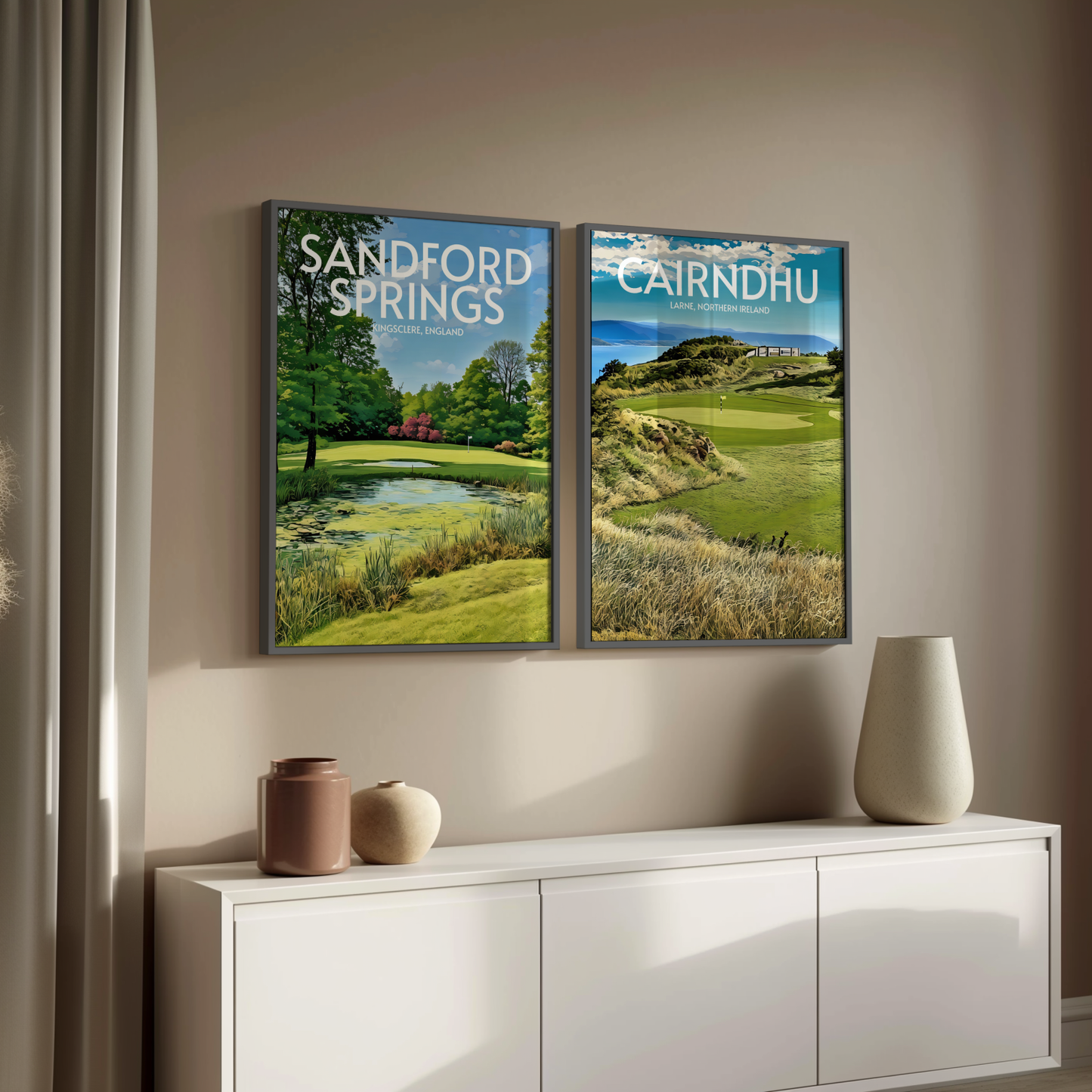 Cairndhu Golf Course Poster Print Wall Art