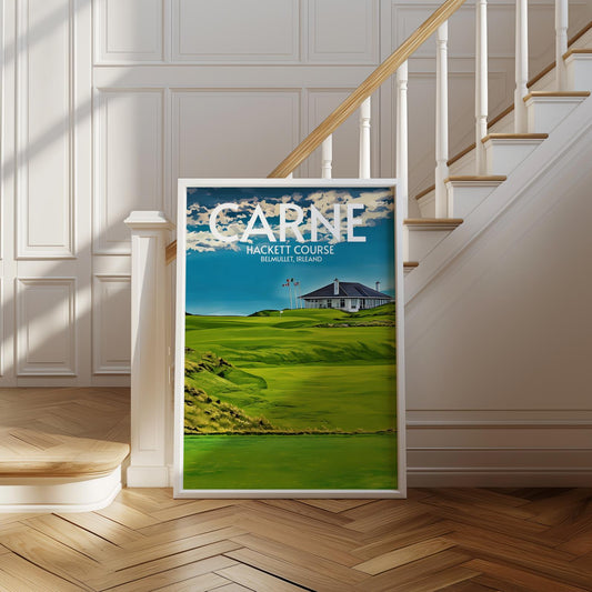 Carne Hackett Course Golf Course Poster Print Wall Art