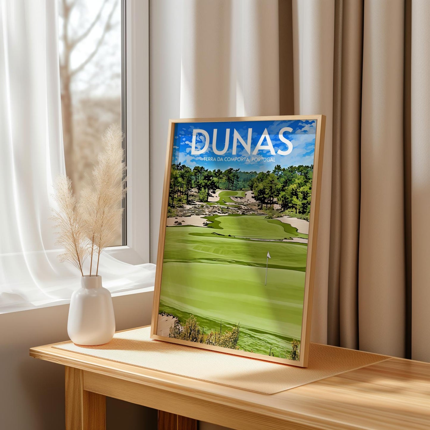 Dunas Golf Course Poster Print Wall Art