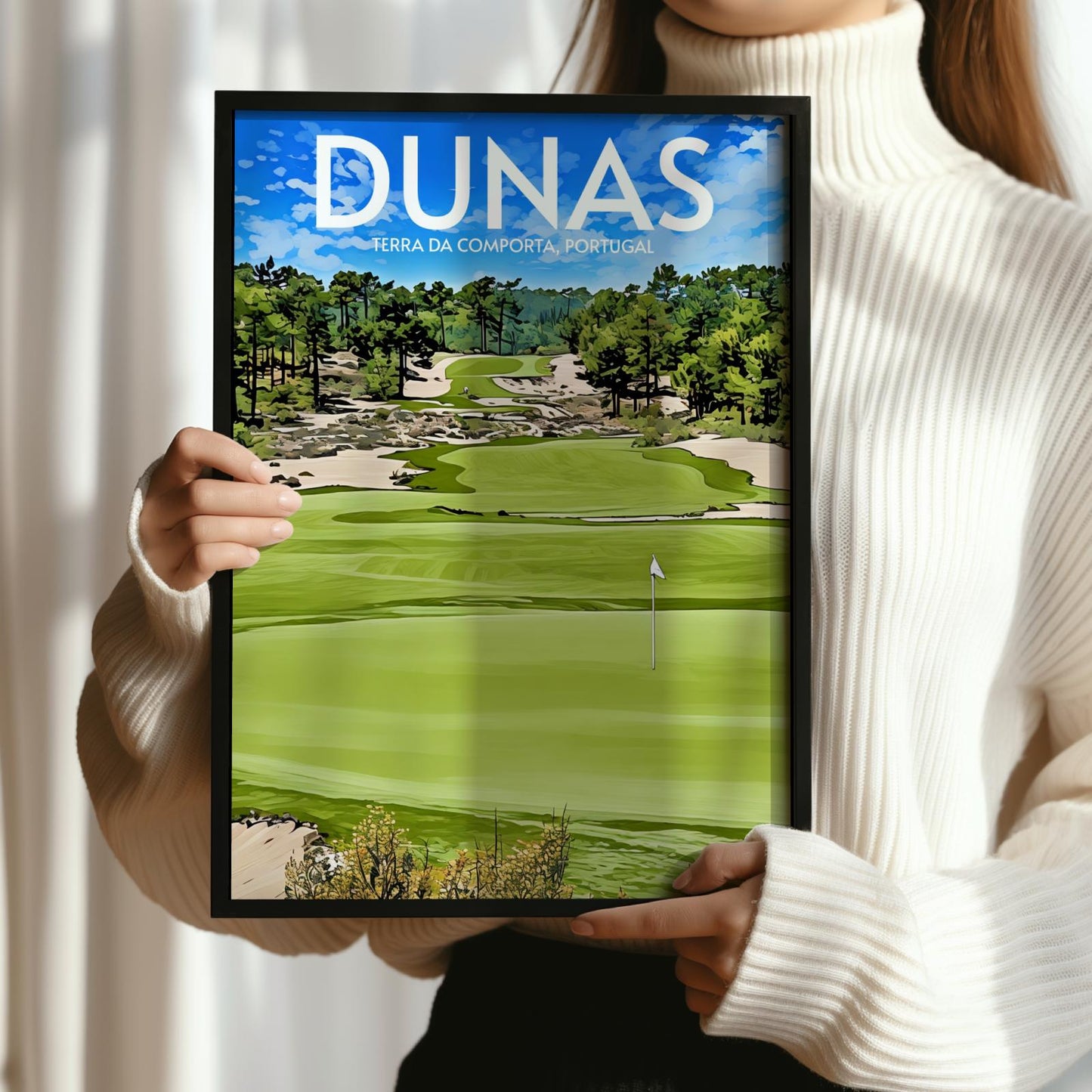 Dunas Golf Course Poster Print Wall Art