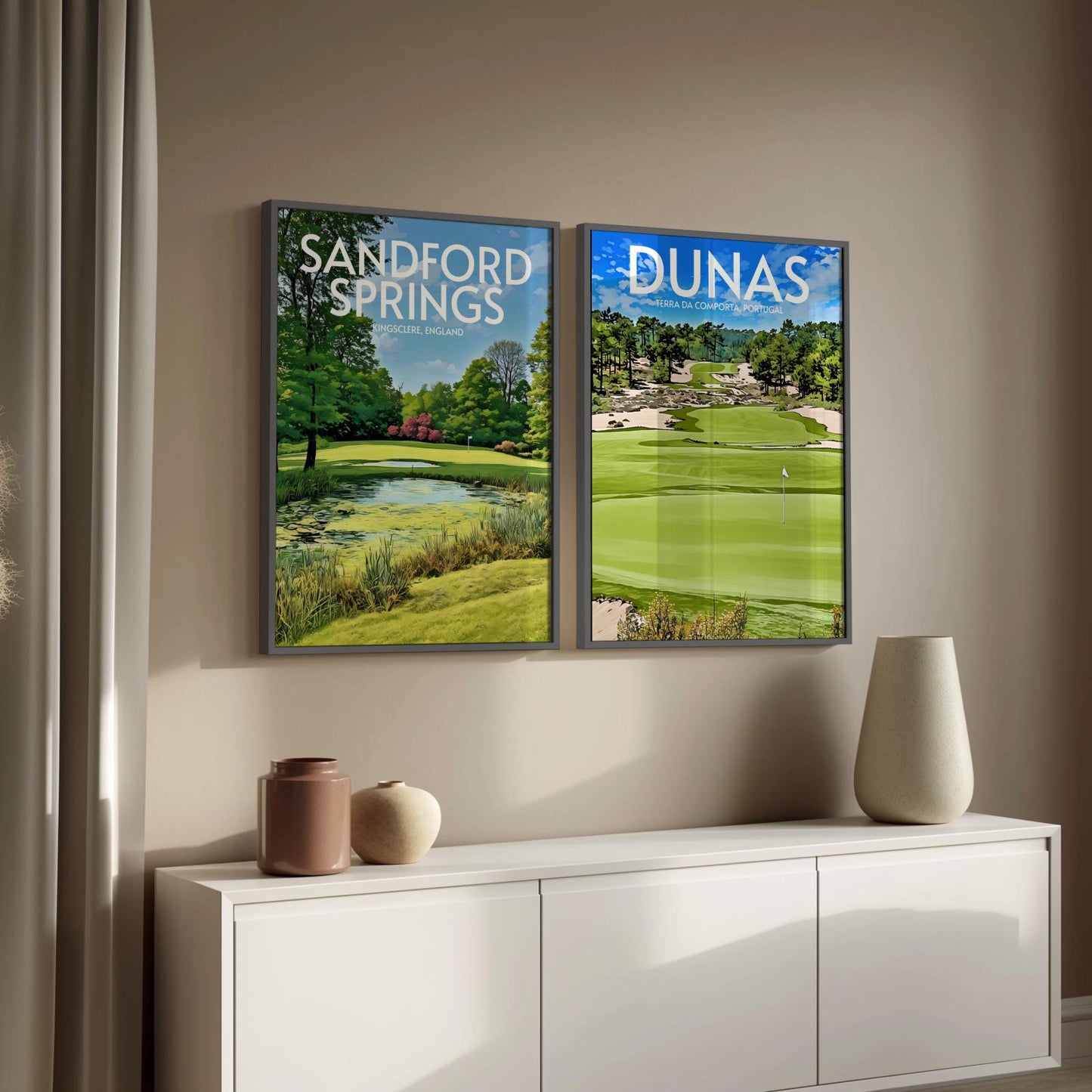 Dunas Golf Course Poster Print Wall Art