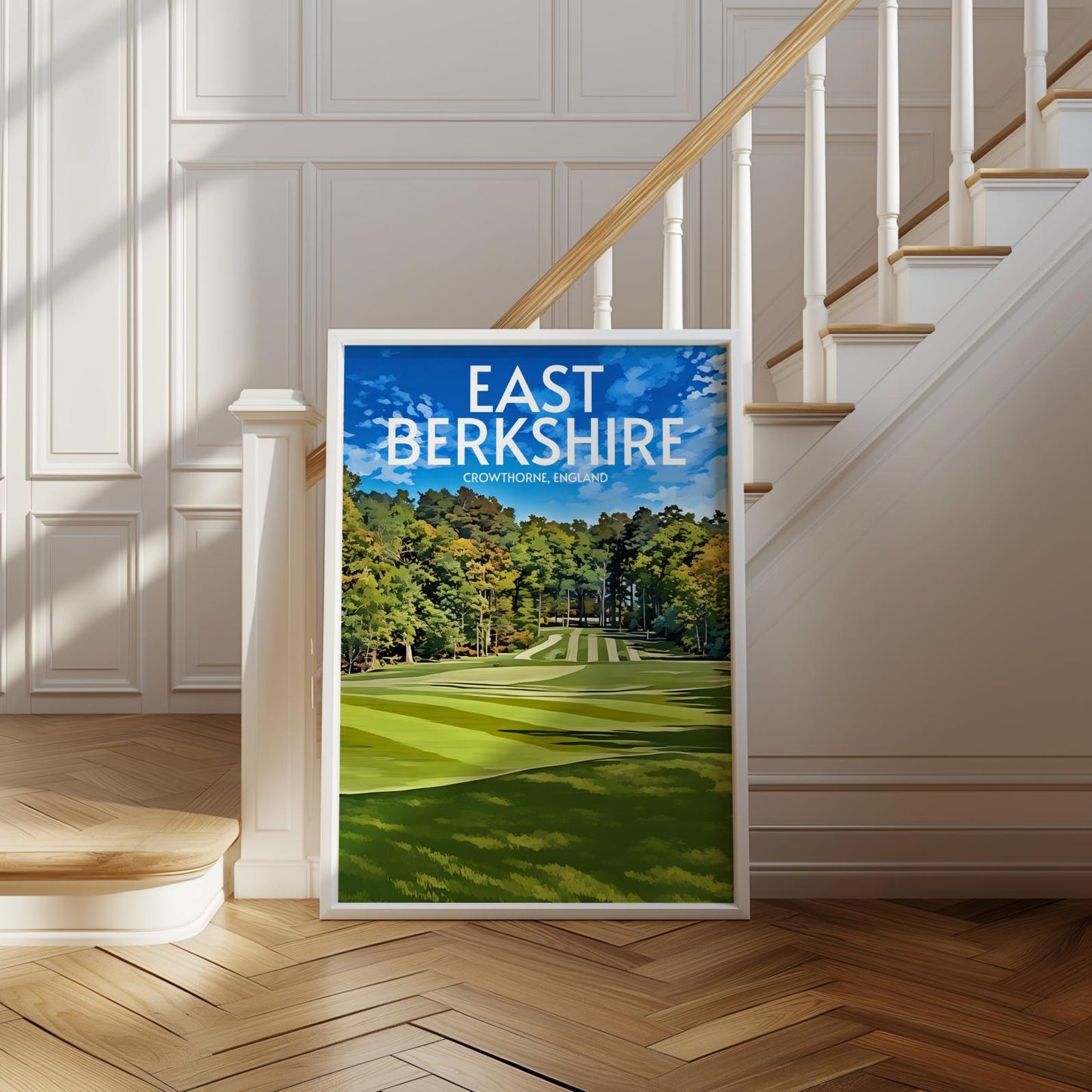 East Berkshire Golf Course Poster Print Wall Art