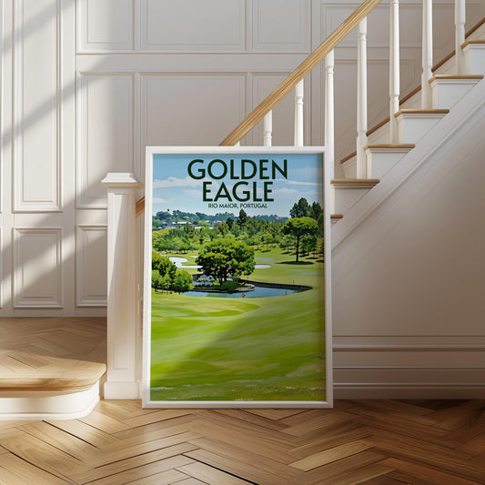 Golden Eagle Golf Course Poster Print Wall Art
