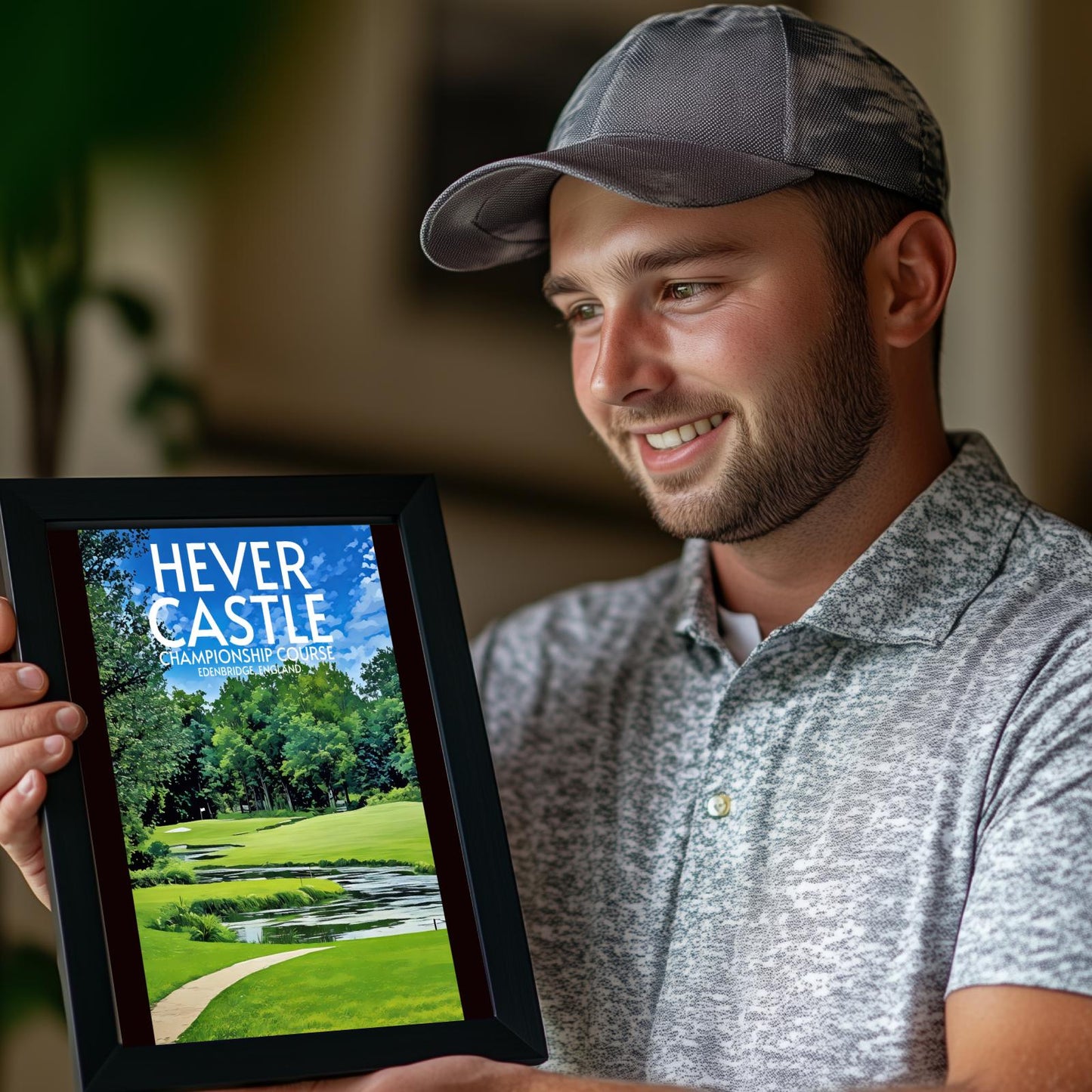 Hever Castle Golf Course Poster Print Wall Art