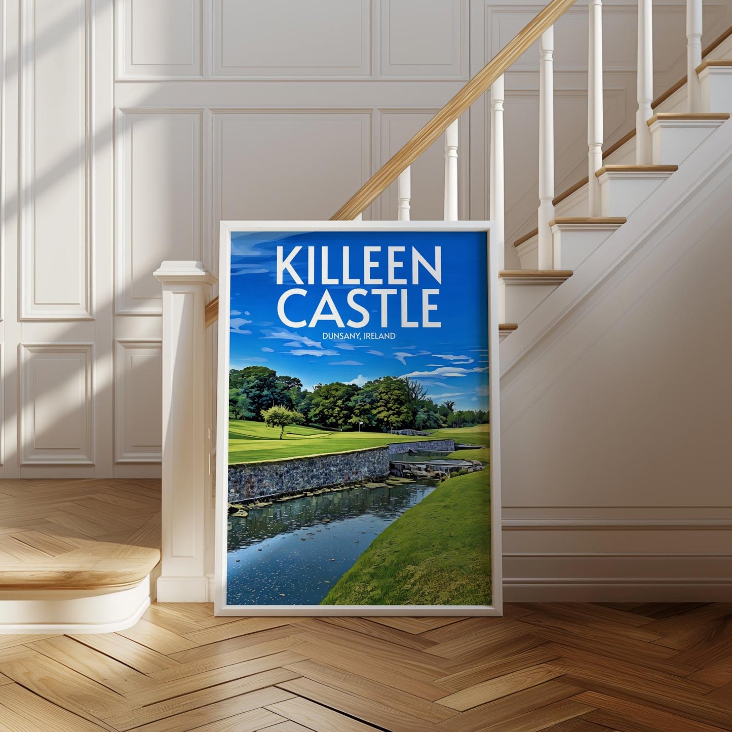 Kileen Castle Golf Course Poster Print Wall Art