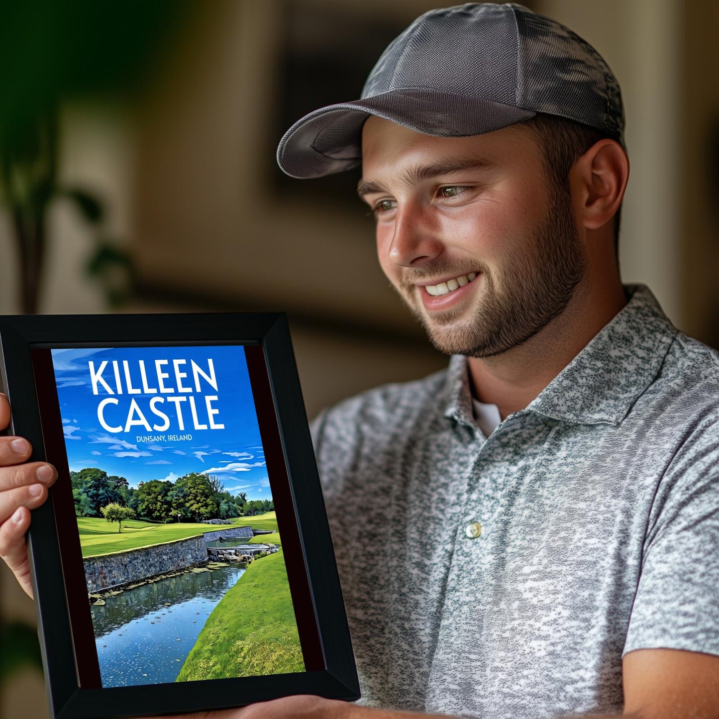Kileen Castle Golf Course Poster Print Wall Art