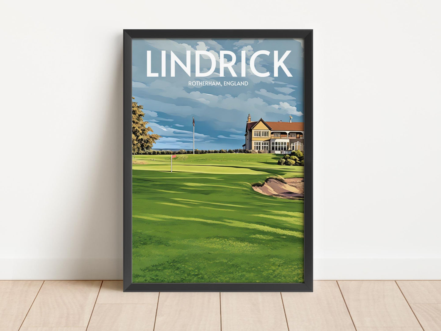 Lindrick Golf Course Poster Print Wall Art