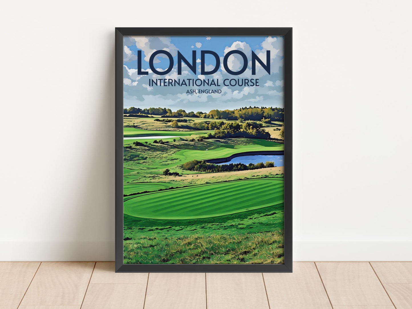 London Club International Golf Course Poster Print Wall Art