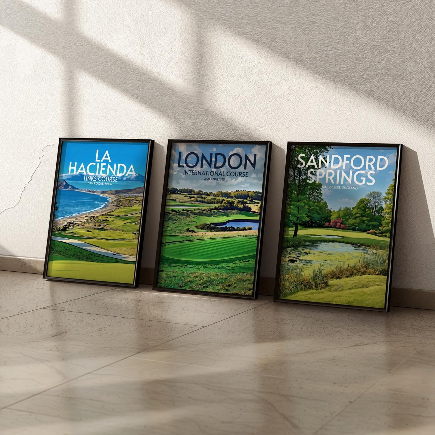 London Club International Golf Course Poster Print Wall Art