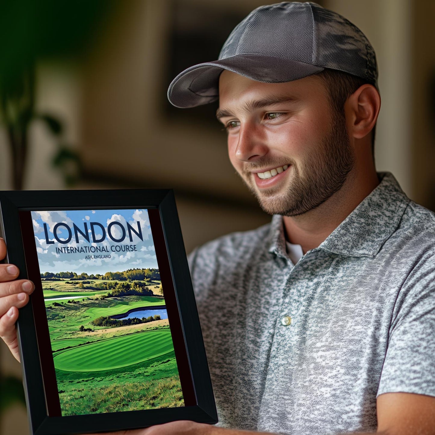 London Club International Golf Course Poster Print Wall Art