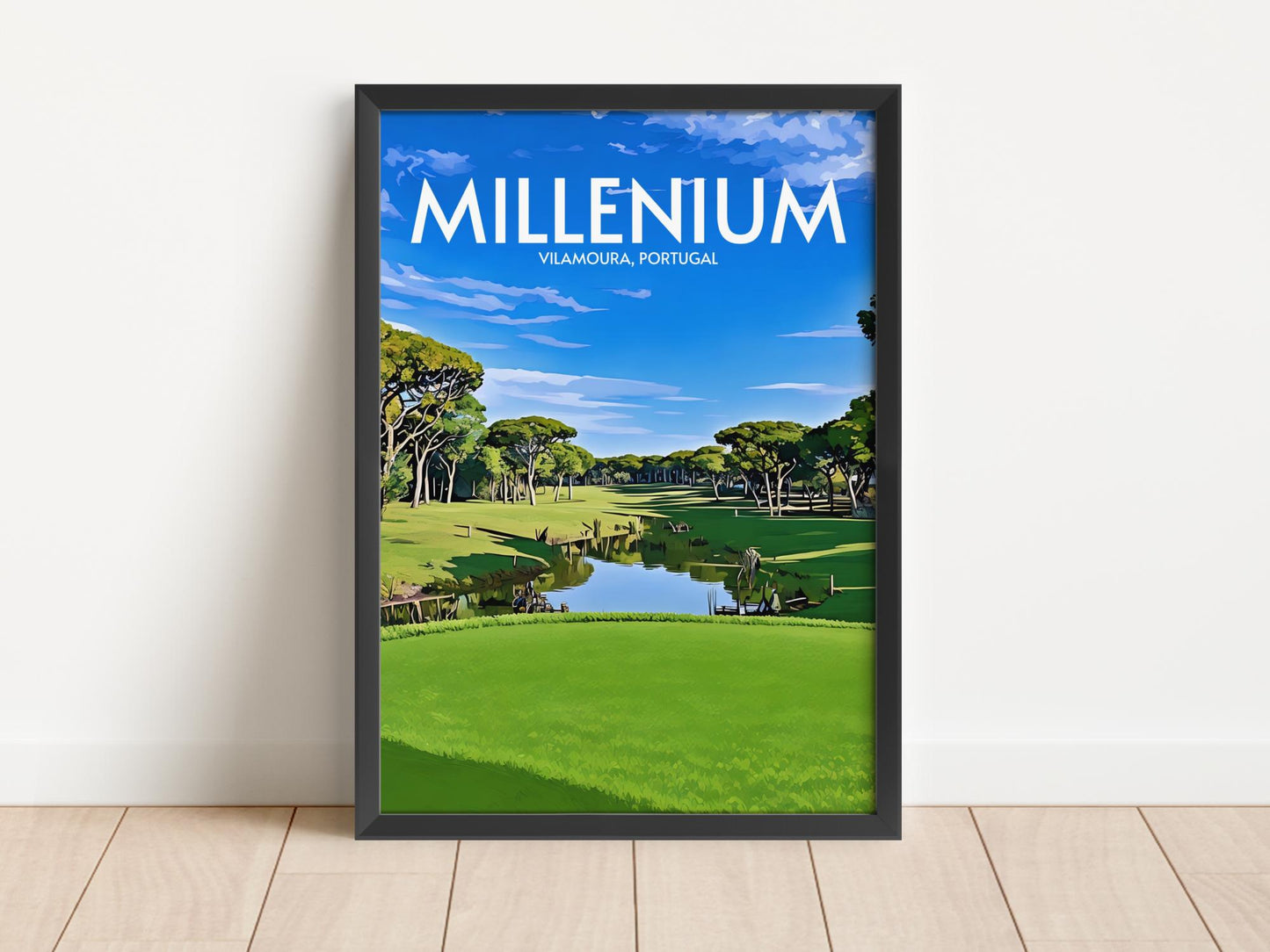 Millenium Golf Course Poster Print Wall Art