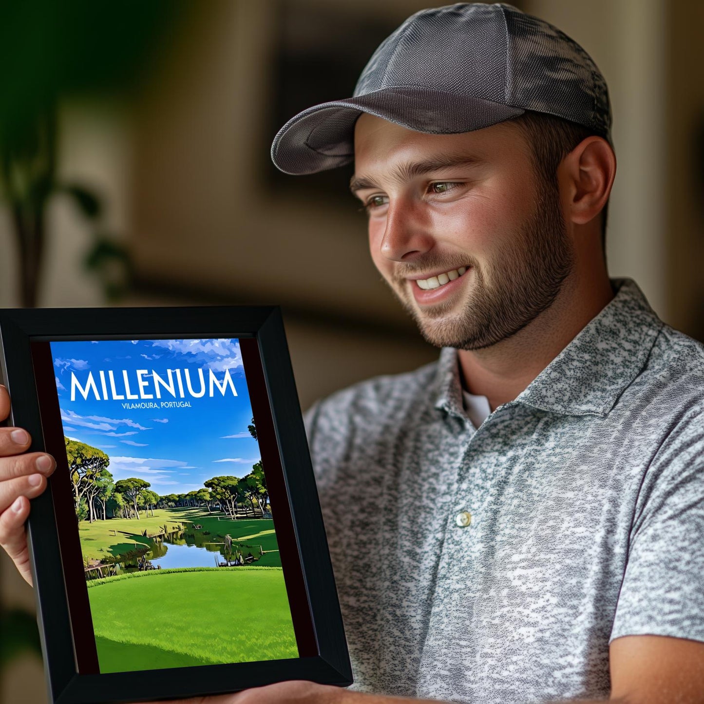 Millenium Golf Course Poster Print Wall Art