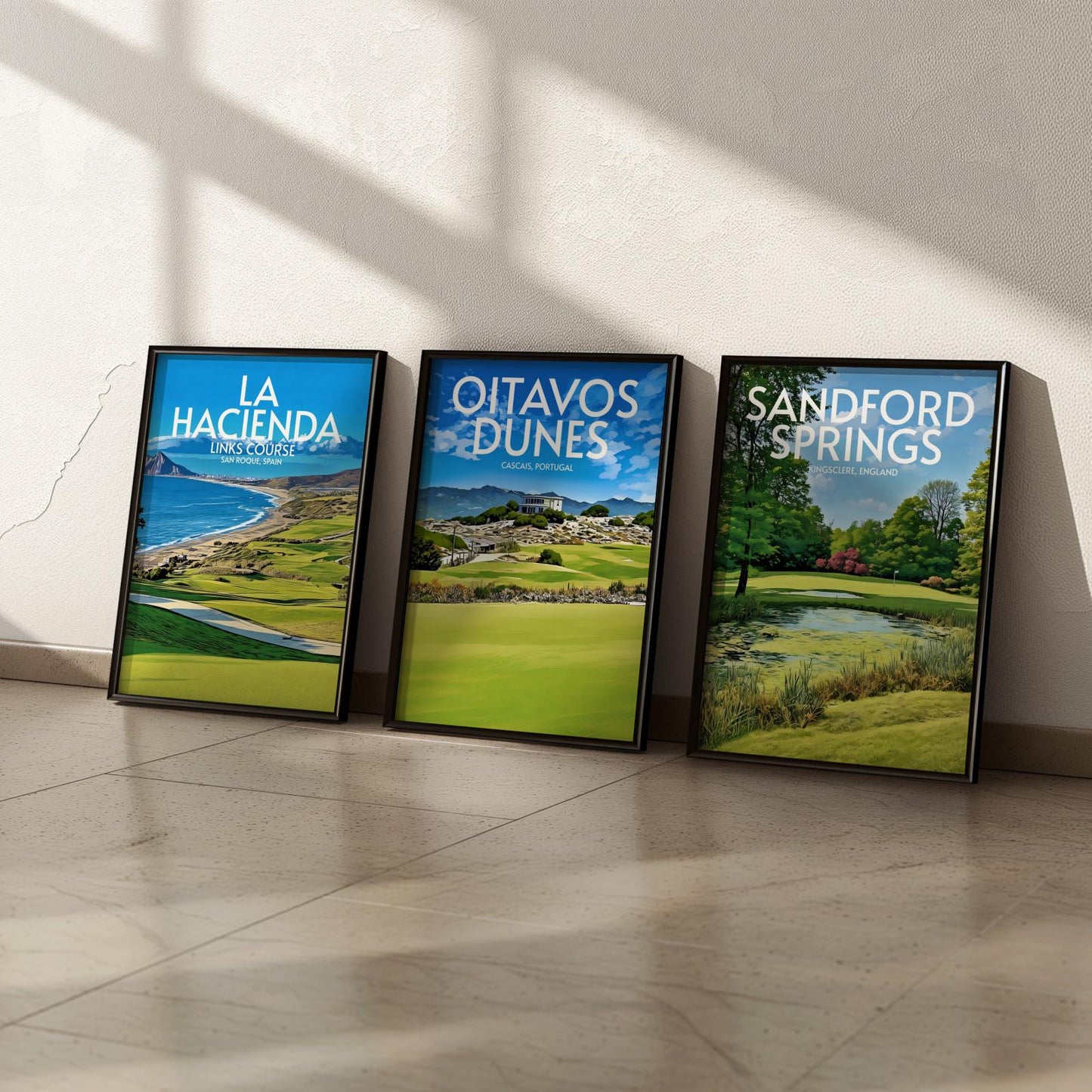 Oitavos Dunes Golf Course Poster Print Wall Art