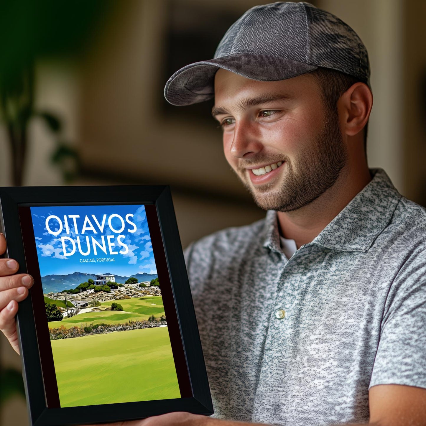Oitavos Dunes Golf Course Poster Print Wall Art