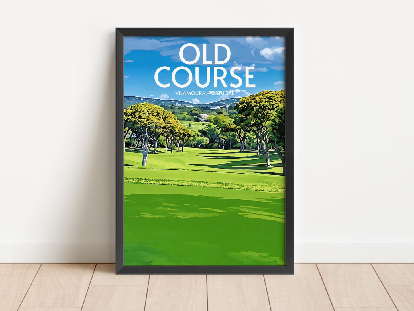 Old Course Vilamoura Golf Course Poster Print Wall Art