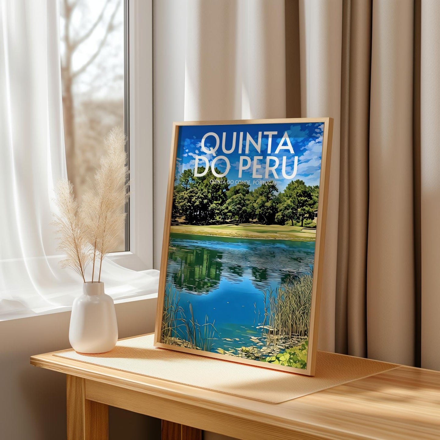 Quinta do Peru Golf Course Poster Print Wall Art