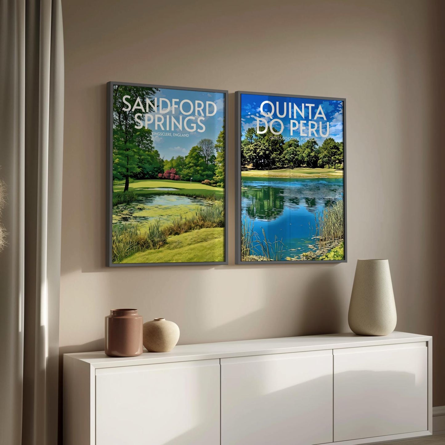 Quinta do Peru Golf Course Poster Print Wall Art