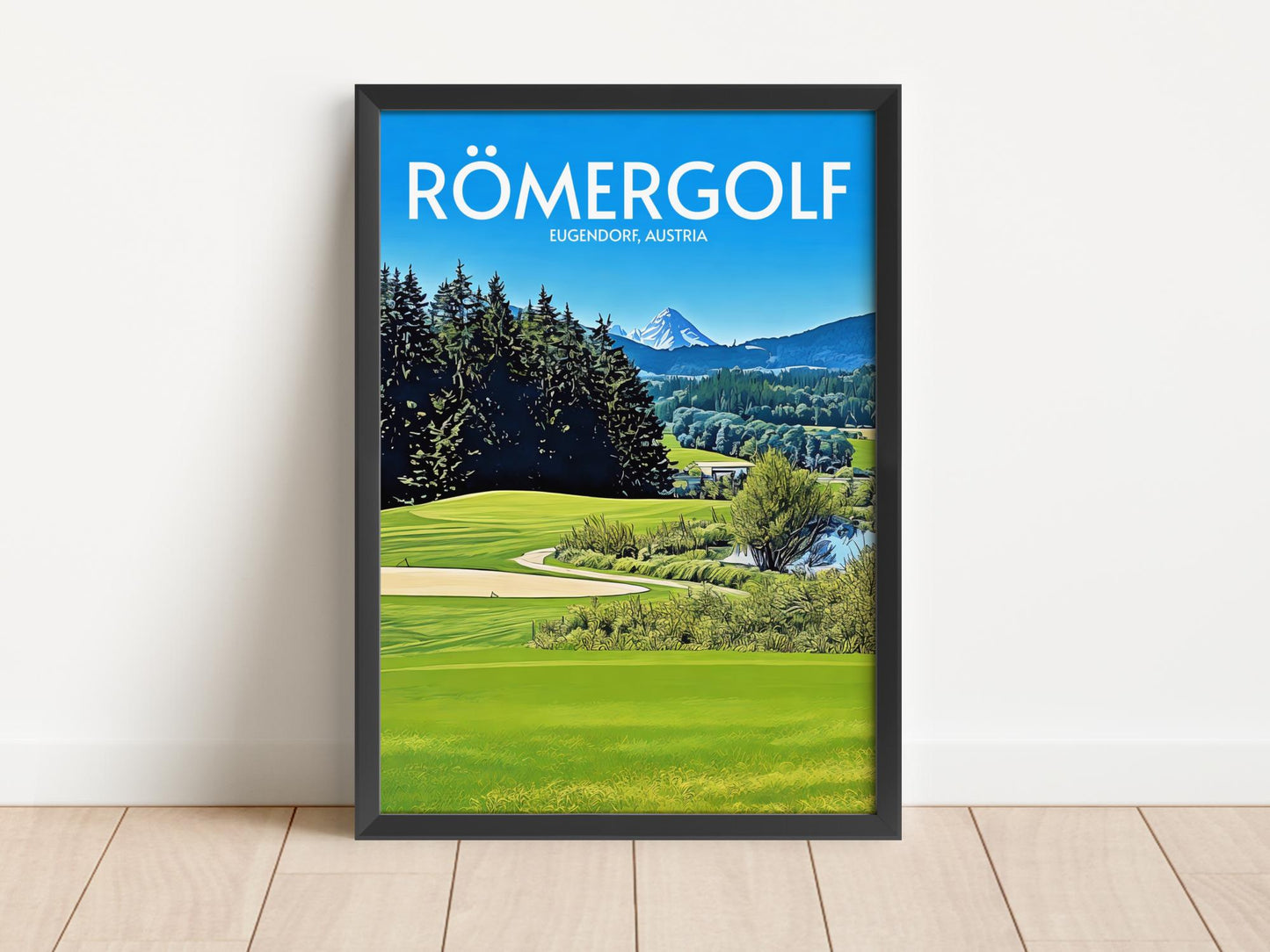 Römergolf Golf Course Poster Print Wall Art