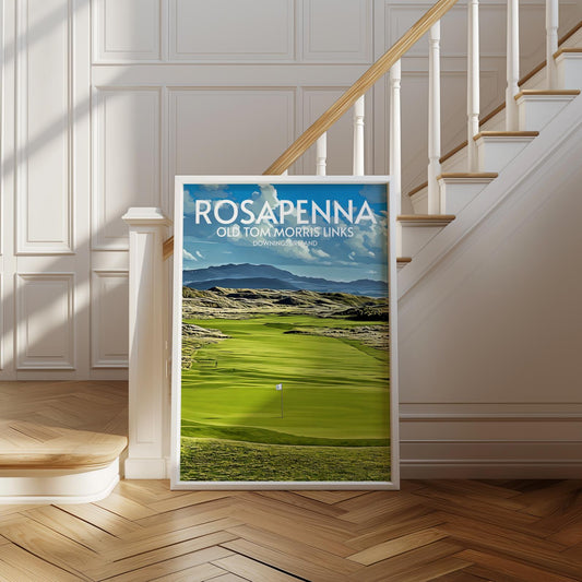 Rosapenna Old Tom Morris Links Golf Course Poster Print Wall Art