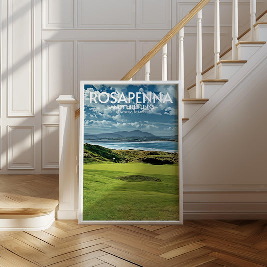 Rosapenna Sandy Hills Links Golf Course Poster Print Wall Art