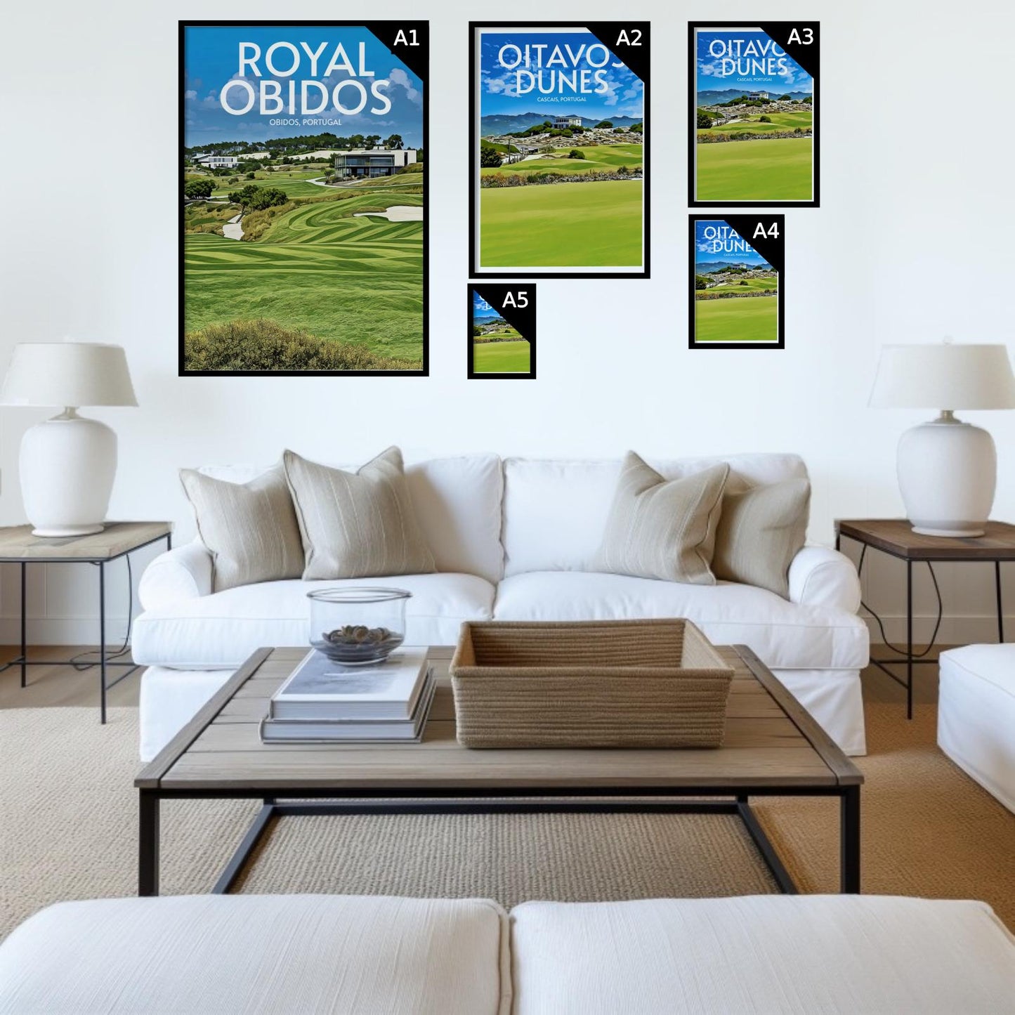 Royal Obidos Golf Course Poster Print Wall Art