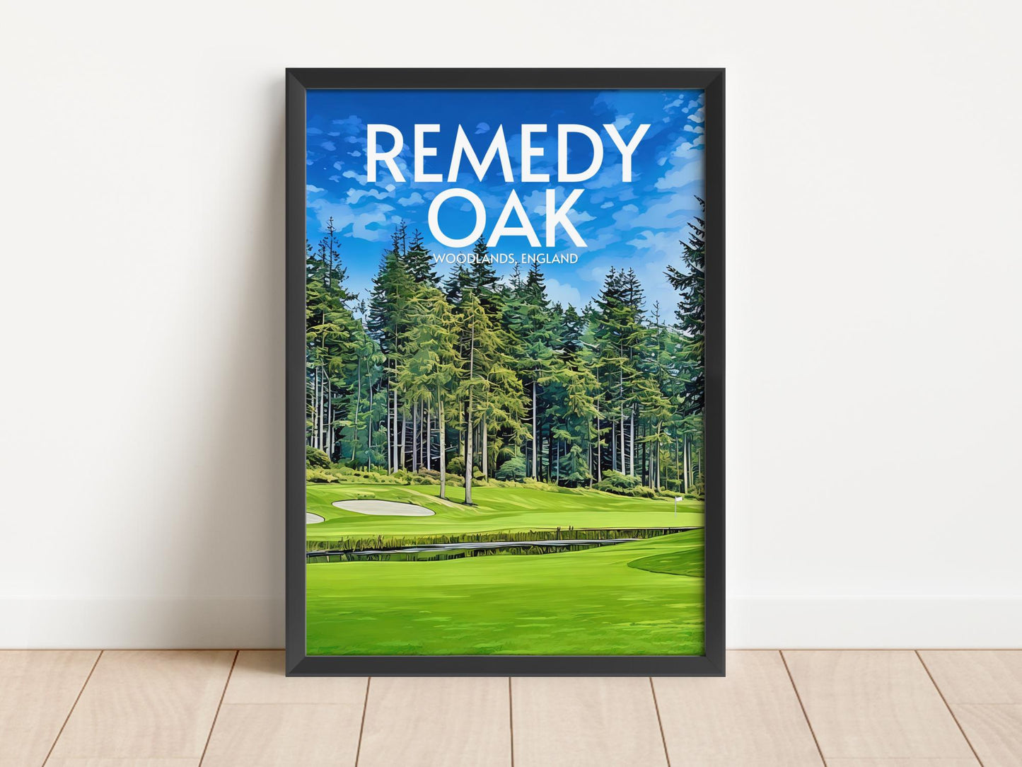 Remedy Oak Golf Course Poster Print Wall Art