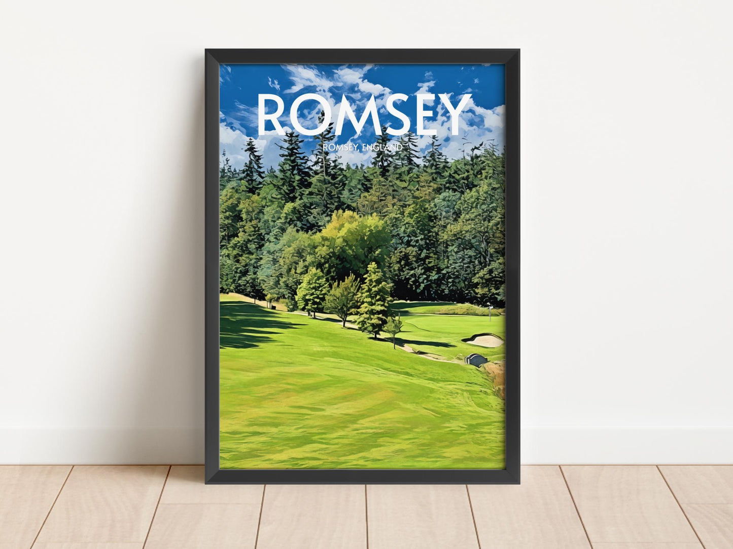 Romsey Golf Course Poster Print Wall Art