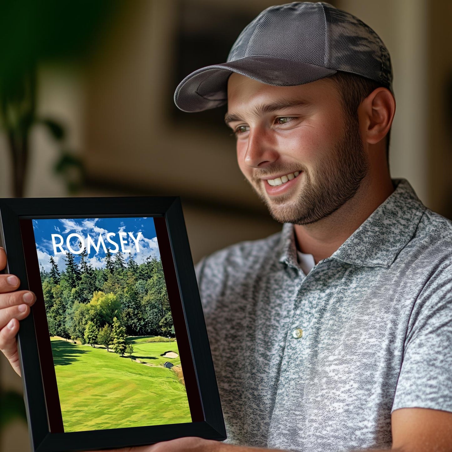 Romsey Golf Course Poster Print Wall Art