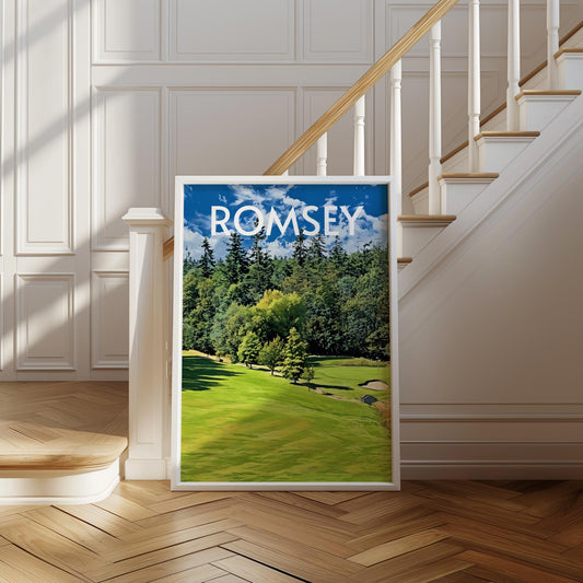 Romsey Golf Course Poster Print Wall Art