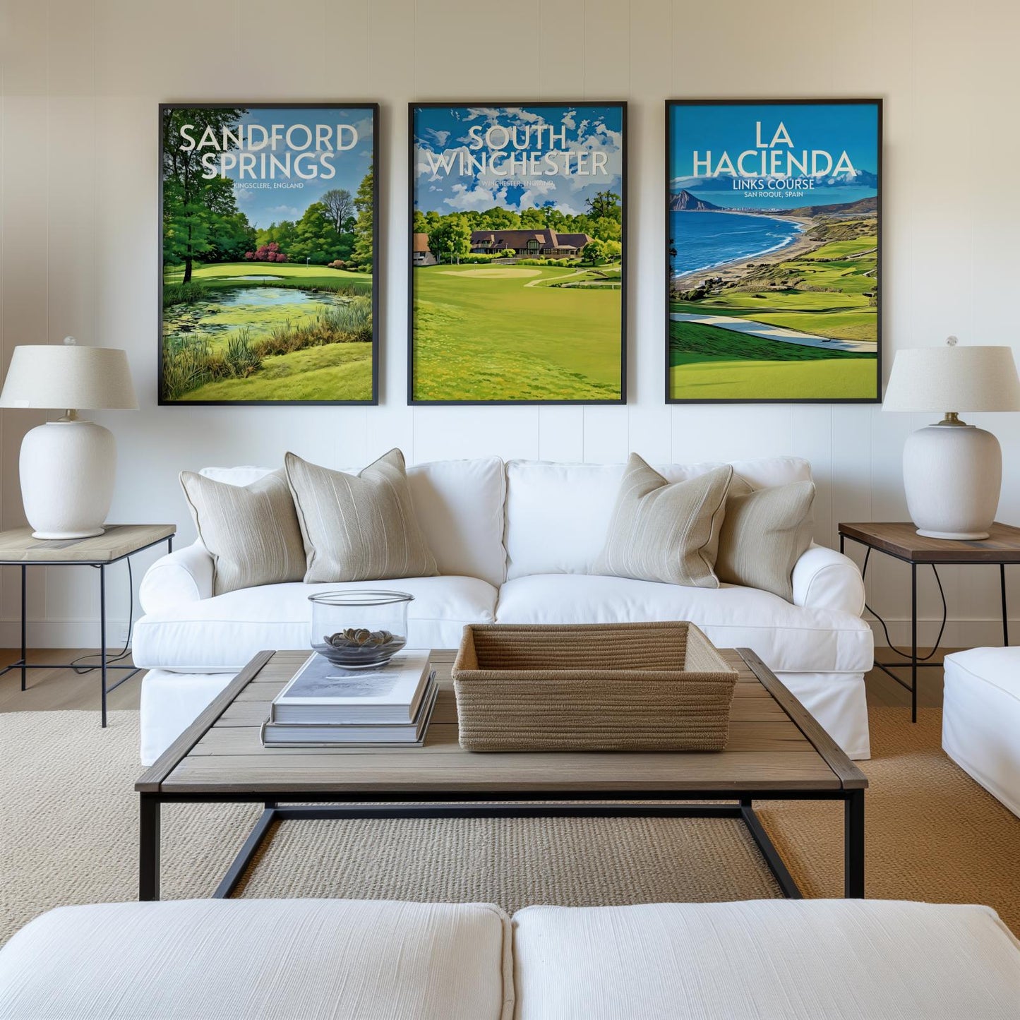 South Winchester Golf Course Poster Print Wall Art