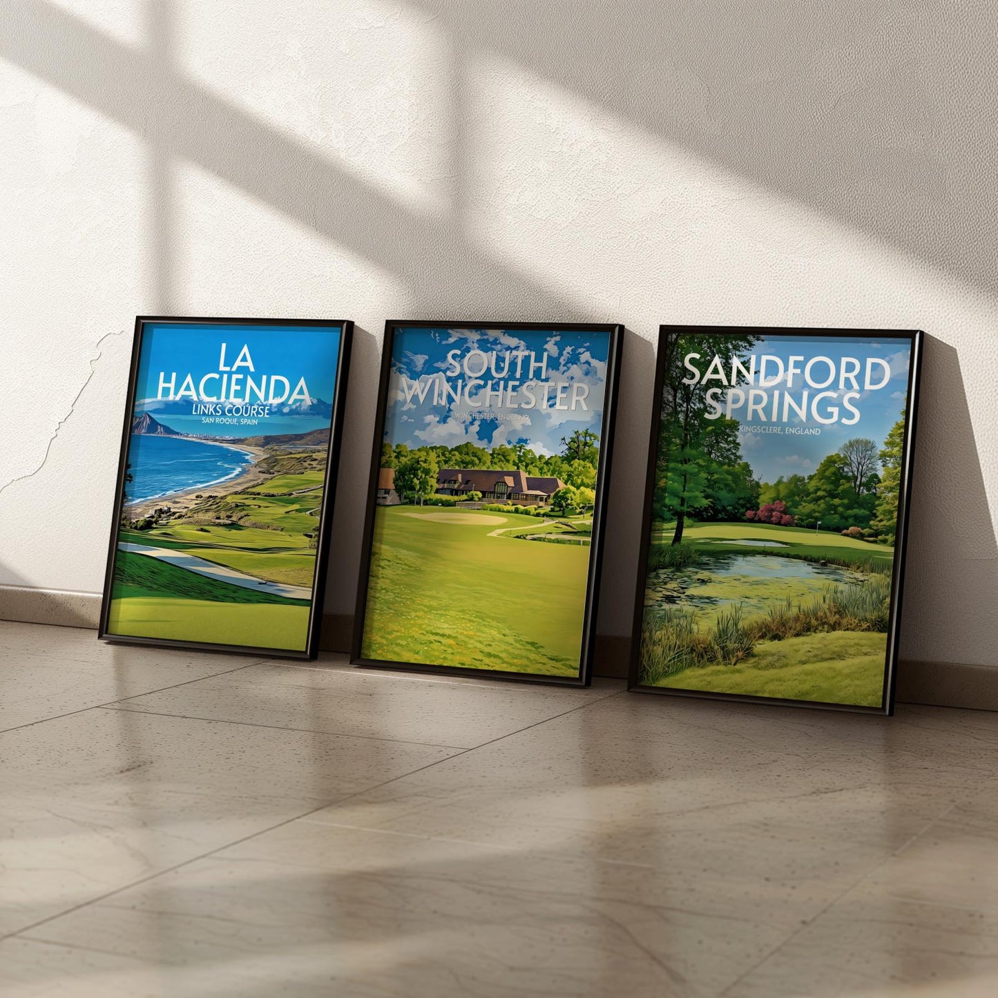 South Winchester Golf Course Poster Print Wall Art