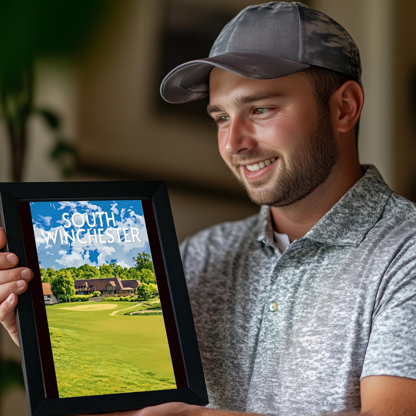 South Winchester Golf Course Poster Print Wall Art