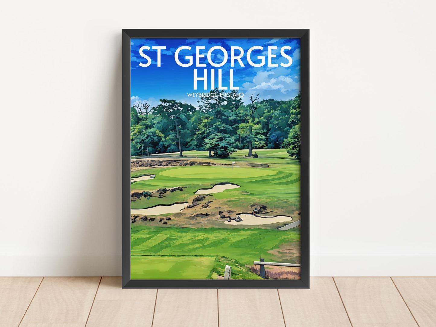 St George's Hill Golf Course Poster Print Wall Art