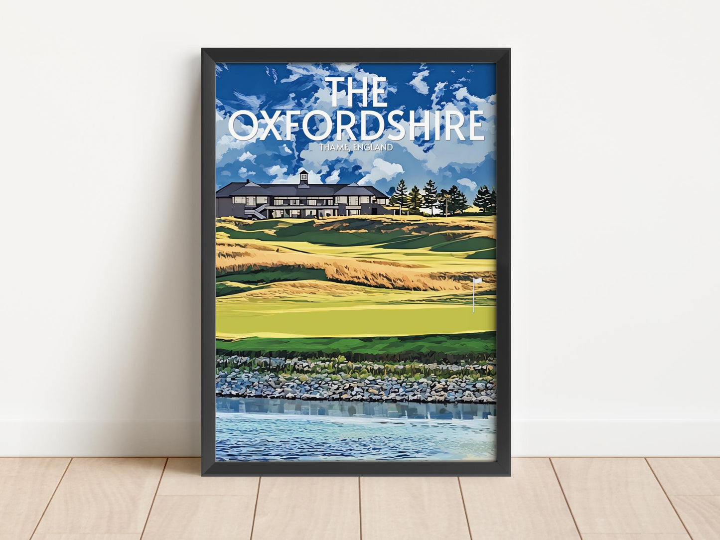 The Oxfordshire Golf Course Poster Print Wall Art